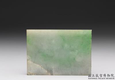 图片[3]-Jadeite rectangular object, Qing dynasty (1644-1911)-China Archive